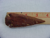 Reproduction spear head spearhead point 3 3/4 inch jasper x631