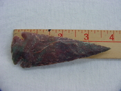 Reproduction spear head spearhead point 3 3/4 inch jasper x634