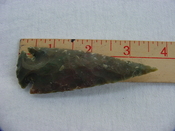 Reproduction spear head spearhead point 3 3/4 inch jasper x674