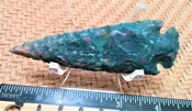 Reproduction spearhead 3 3/4  inch jasper point for sale ya336
