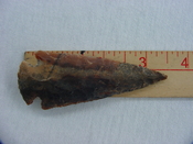 Reproduction spear head spearhead point 3 1/2  inch jasper x716