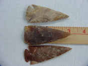 3 piece reproduction spearheads 3 inch collection  x736