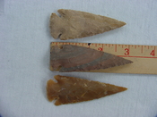 3 piece reproduction spearheads 3 inch collection  x724