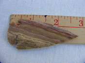 Reproduction arrowhead spear point 2 3/4  inch jasper x928