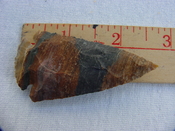 Reproduction arrowhead spear point 2 3/4  inch jasper x933