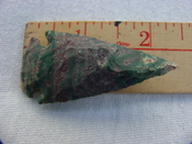 Reproduction arrowhead 2 1/4  inch jasper arrow head x929