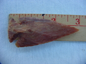 Reproduction arrow head 2 1/2  inch jasper arrowhead z21