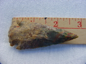 Reproduction arrow head arrowhead 2 3/4  inch jasper x959