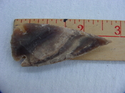 Reproduction arrowhead spear point 2 3/4  inch jasper x979