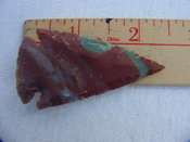 Reproduction arrowhead 2 1/4  inch jasper arrow head z58
