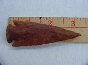 Reproduction spearhead point spear head 3 1/4  inch jasper z1