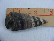 Reproduction arrowhead spear point 2 3/4  inch jasper x970