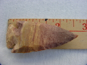 Reproduction arrow head 2 1/2  inch jasper arrowhead z33