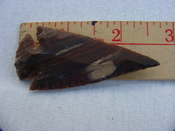 Reproduction arrowhead arrow point 2 3/4  inch jasper z54