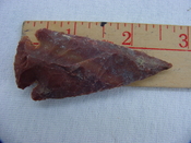 Reproduction arrow head 2 1/2  inch jasper arrowhead z22