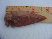 Reproduction arrowhead arrow head 2 3/4  inch jasper z41