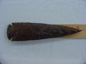 Reproduction arrowheads 6 1/4 inch jasper x5
