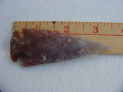 Reproduction arrowhead 3 1/2  inch jasper spearhead z139
