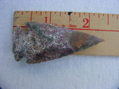 Reproduction arrowhead 2 1/4  inch jasper arrow head z56