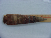6.50" stone spearhead replica striped stone spear head point x4