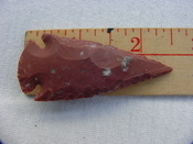 Reproduction arrow head 2 1/2  inch jasper arrowhead z44