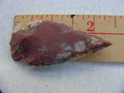 Reproduction arrowhead 2 1/4  inch jasper arrow head z59