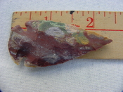 Reproduction arrowhead 2 1/4  inch jasper arrow head z59