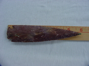5 3/4 inch reproduction spearhead jasper spear head point x1