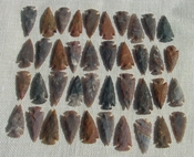  1 spearhead arrowheads reproduction 2" inch replica points 2bu8 