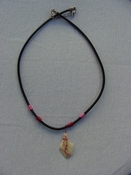  Garfish scale necklace stone reproduction jasper #4 