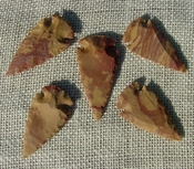  2" inch arrowheads bulk 5 pack reproduction arrow points hs13 