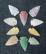  10 transparent arrowheads translucent replica arrowheads tp87 