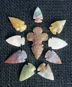  10 transparent arrowheads translucent replica arrowheads tp23 