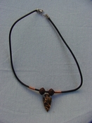  Arrowhead necklace stone reproduction jasper# 6 