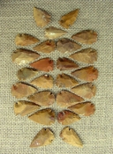  25 stone arrowheads sandalwood reproduction arrow heads sw18 