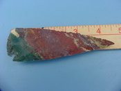  Reproduction arrowhead 4 1/2 inch jasper z241 