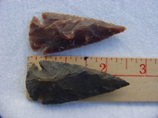  2 reproduction arrow heads 2 1/2 inch jasper arrowheadz89 