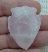  1.86" inch pink rose quartz arrowhead rose quartz chakra rq7 