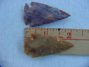  2 reproduction arrowheads 2 inch jasper arrow heads z178 