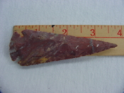  Reproduction spear head spearhead point 3 3/4 inch jasper x838 
