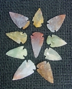  10 transparent arrowheads translucent replica arrowheads tp94 