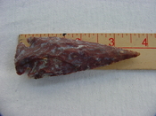  Reproduction spear head spearhead point 3 3/4 inch jasper x673 