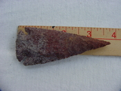  Reproduction spear head spearhead point 3 3/4 inch jasper x635 