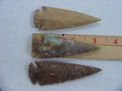  3 piece reproduction spearheads 3 1/2 inch collection x725 