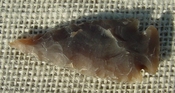  2 1/4" inch arrowhead replica brown stone arrow head point sa330 