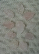  10 pink rose quartz arrowheads rose quartz chakra sa911 