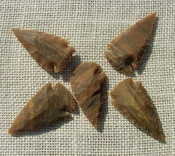  2" inch arrowheads bulk 5 pack reproduction arrow points hs24 