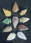  10 transparent arrowheads translucent replica arrowheads tp33 
