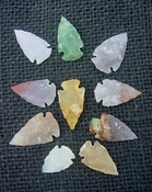  10 transparent arrowheads translucent replica arrowheads tp92 
