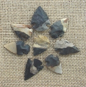  8 arrowheads reproduction specialty beautiful arrowheads ks215 